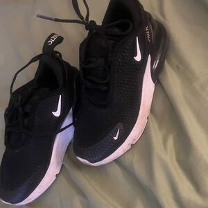 Nike Kids Black and White Athletic Sneakers